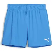 Puma Shorts Handboll Teamgoal - Electric Blue Lemonade/vit Dam, storlek Medium