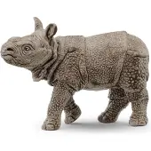 Schleich Wild Life - Indisk noshörningsbebis - H: 5,5 cm - 14860 - - One Size - Leksaksdjur