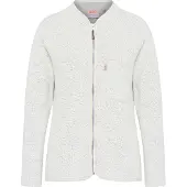 Varg Women's Styrsö Wool Zip Jersey Off White
