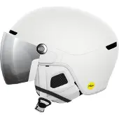 POC Obex Visor, Skidhjälm med Visir, Hydrogen White