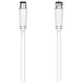 Hama Antenna Cable SAT 90dB F-Coax White 1.5m