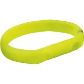 Trixie USB lysande halsband, grönt - L-XL: 70 cm / 18 mm