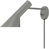 Louis Poulsen Design vägglampa AJ, Aluminium / grå / zink, Vardagsrum / matsal, Metall, Design, Vägglampa, vägglampa inomhus