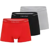 Calvin Klein 3 Pack Relaxed Trunks Icon Cotton Stretch