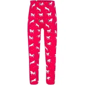 Happy girls Leggings antracit / purpur / pastellröd / vit