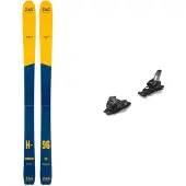 Zag - Skidpaket (skidor + bindning) - Paketen Harfang 96 2025 för Unisex - Blå