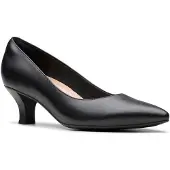 Clarks Kepley Vins Svarta Läder skor