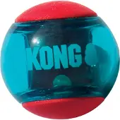 Kong Leksak Squeezz Action Ball 3p Flerfärgad S 5cm