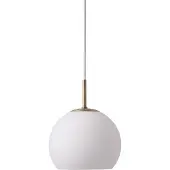 Frandsen Glas pendellampa Ball, dimbar, Vitt / opal, Vardagsrum / matsal, Glas, Design, Pendellampa