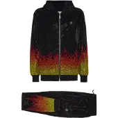 Philipp Plein Träningsoverall: Hoodie & Byxor Flame