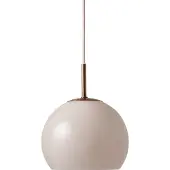 Frandsen Glas pendellampa Ball, dimbar, Aluminium / grå / zink, Vardagsrum / matsal, Glas, Design, Pendellampa