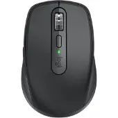Logitech Trådlös mus - - MX Anywhere 3 - Ergonomisk - Bluetooth - USB - Grafit