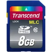 Transcend SDHC Card 8 GB Class 10 (TS8GSDHC10M)