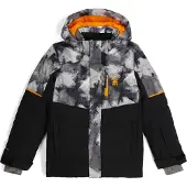 Spyder - Skidjackor barn - Leader Jacket Black för Unisex - Barnstorlek 10 år - Svart