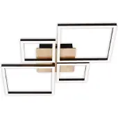 Briloner LED taklampa Frame, dimbar, Svart, Vardagsrum / matsal, Metall, Modern, LED-taklampa