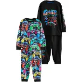 Next Pyjamas royalblå / gul / grön / svart