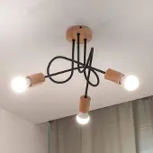 Helam Taklampa Oxford , dimbar, Svart, Vardagsrum / matsal, Metall, Modern, Taklampa