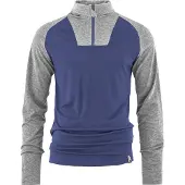Bula Men's Retro Merino Wool Halfzip Sweater Sblue
