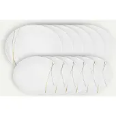 Fyrklövern Sensation tallriksset 12 delar, 6 pers Servis Tallrikar set