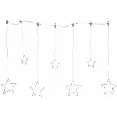 Star Trading Ljusgardin Dew Drop Stars | dagsljus | 1,2x0,8m []