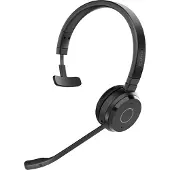 Jabra Evolve 65 TE Link 390a UC Mono On-ear headset Bluetooth, Trådlös Mono Svart Brusreducering Headset Telefon