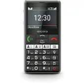 Emporia emporiaPURE (V76) LTE/4G stortelefon (V3), svart