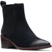 Clarks Morzine Top Svarta Sde Stövlar