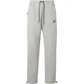 Nike Byxa 'TECH FLC' ljusgrå / svart