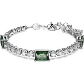 Swarovski Enkel Inlagd Armband Damarmband Silver 5666422 F,Silver