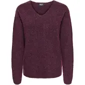 ONLY Tröja 'ONLCAMILLA' vinröd