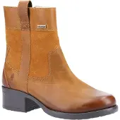 Hush puppies Saskia Läder Damstövlar Tan