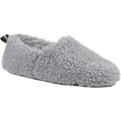 Hush puppies Emily Fuskpäls Grå tofflor för kvinnor