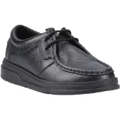 Hush puppies Ronan Mocc Läderpojkar Svarta Mockaskor