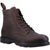 Hush puppies Porter läder herrkängor bruna stövlar