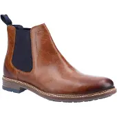 Hush puppies Justin Chelsea läder herrkängor Tan