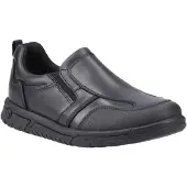 Hush puppies Sergio Läderherrarnas Svarta Loafer