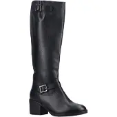 Hush puppies Heidi Leather Damstövlar i svart läder