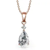 MYC Paris Princess Hängen - Rose Gold och Crystal
