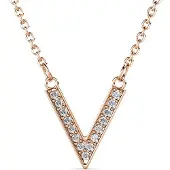 MYC Paris Victory Hängsmycken - Rose Gold och Crystal