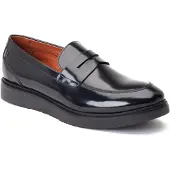 Base london Sid Läder Herr Svart Loafers