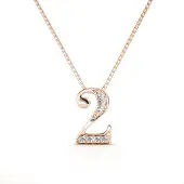 MYC Paris Nummer 2 Hängen - Rose Gold och Crystal