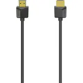 Hama Kabel HDMI Ethernet Flexislim Svart 1.5m