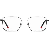 HUGO Black-metal optical frames with tubular temples