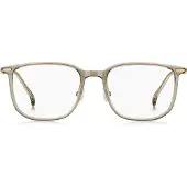 BOSS Beige-acetate optical frames with gold-tone temples