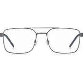 HUGO Metal optical frames with contrast rubber logo