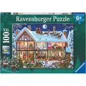 Ravensburger Pussel XXL 100 Bitar Christmas At Home