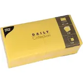 Papstar 89602, Gul, Textil, Torg, 240 mm, 240 mm, 150 styck