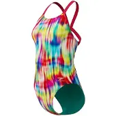 Speedo Fl Printed Leaderback Baddräkt