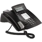 AGFEO ST 22, IP-telefon, Svart, Trådbunden telefonlur, Skrivbord/vägg, 2 linjer, 1000 poster