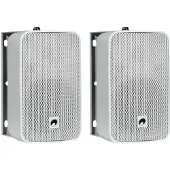 Omnitronic ELA-vägghögtalare ODP-204T 10 W Vit 1 par